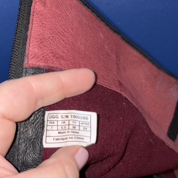 UGG Women's Black Suede Boots - Picture 10 of 10